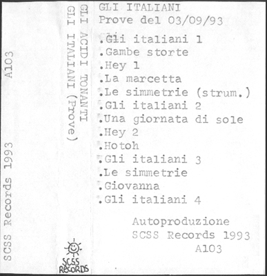 a103 gli acidi tonanti: gli italiani 1993